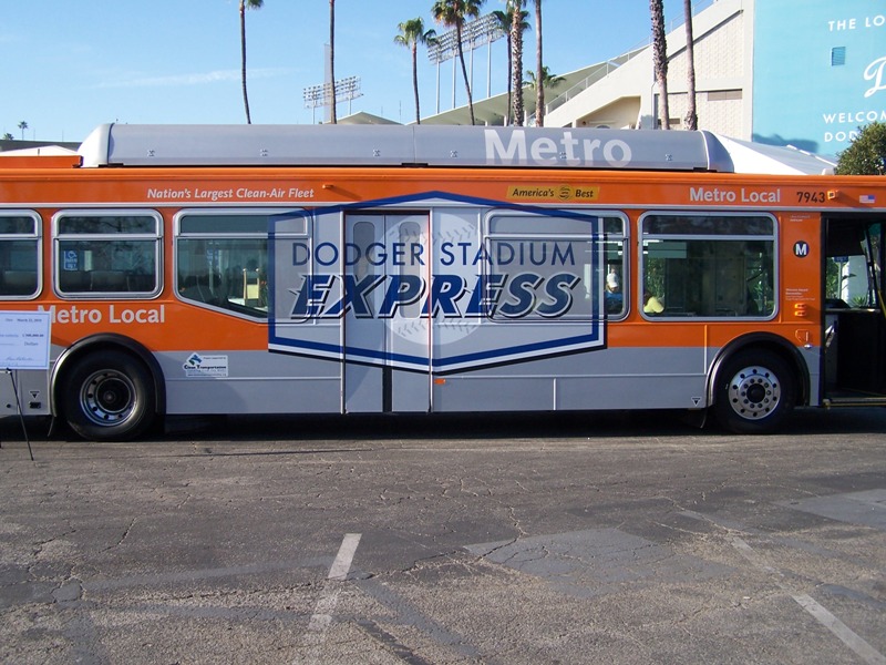 Free Metro Express buses for Dodgers' National League Division